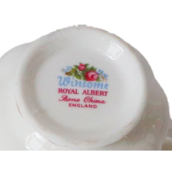 Vintage Teacup and Saucer Royal Albert Winsome Roses Tea Cup - Picture 5 of 5